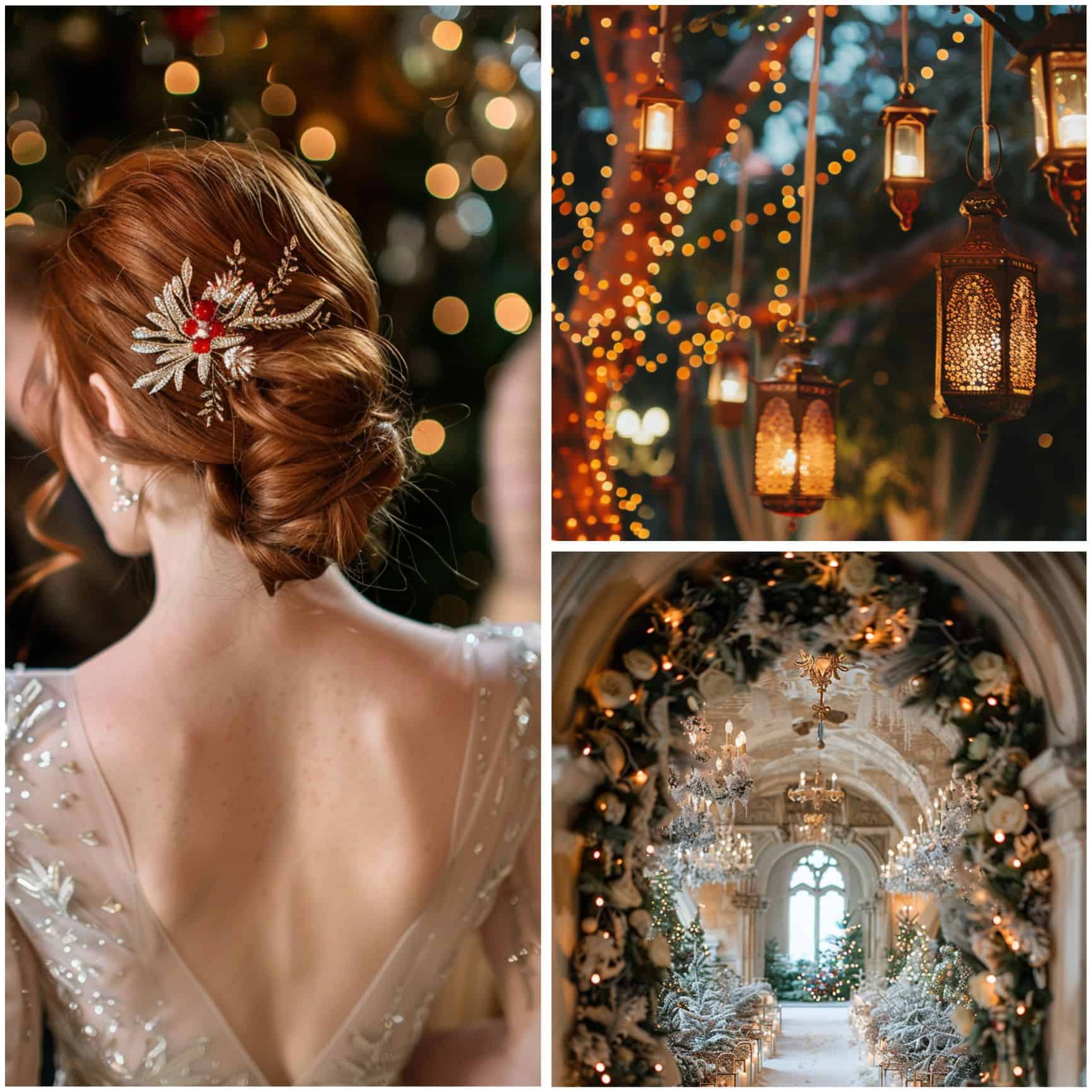 christmas wedding theme ideas for fairytale ceremony