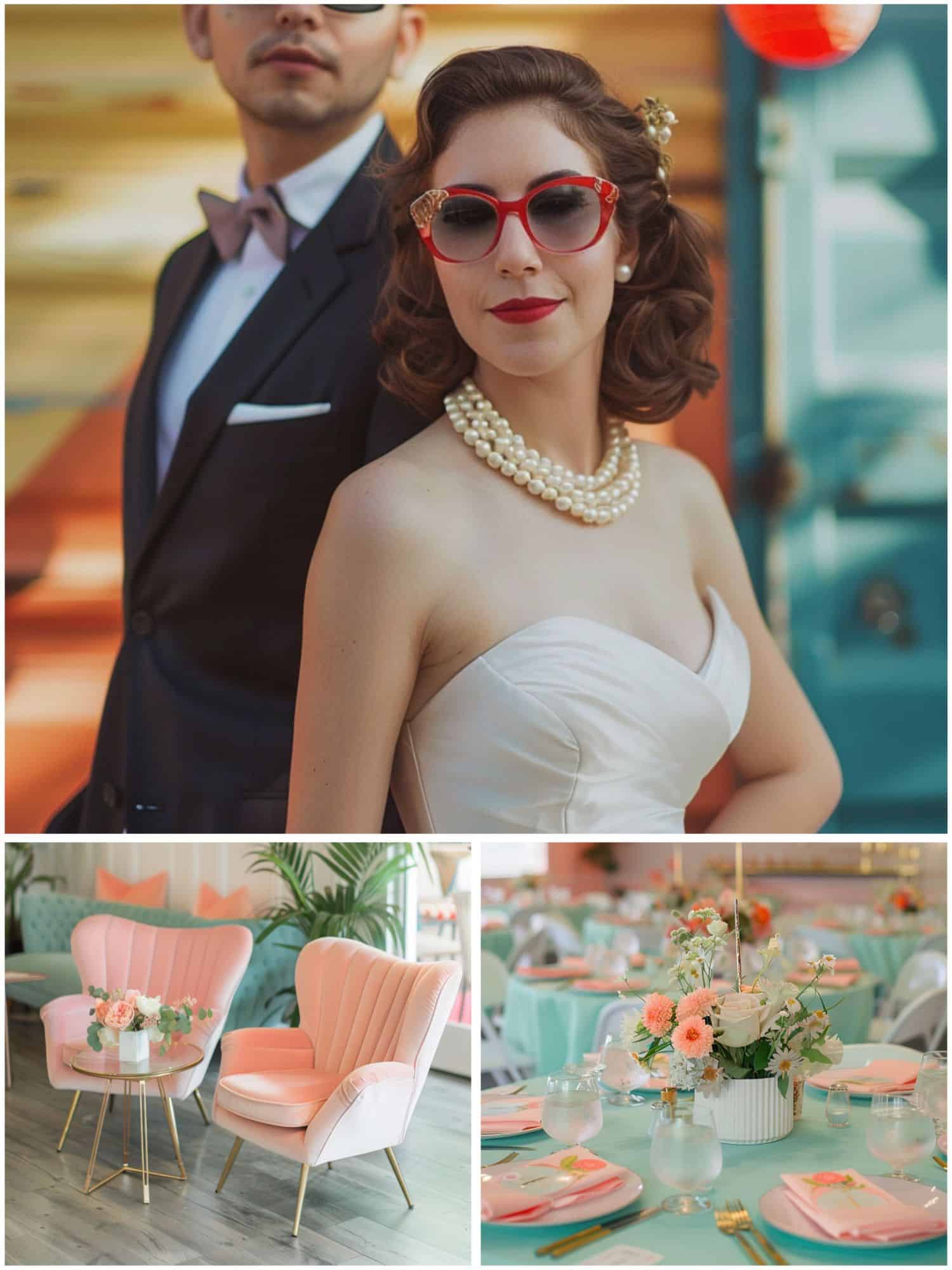 classy 1950s vintage wedding theme ideas