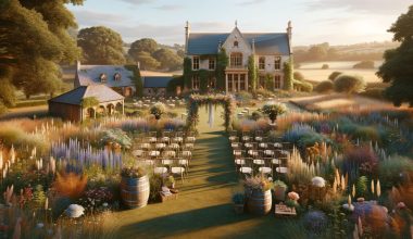 countryside estate for rustic chic garden wedding