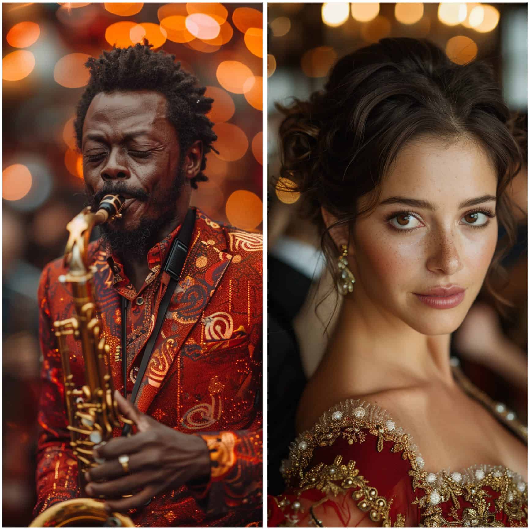 entertainment ideas for a royal red and gold wedding