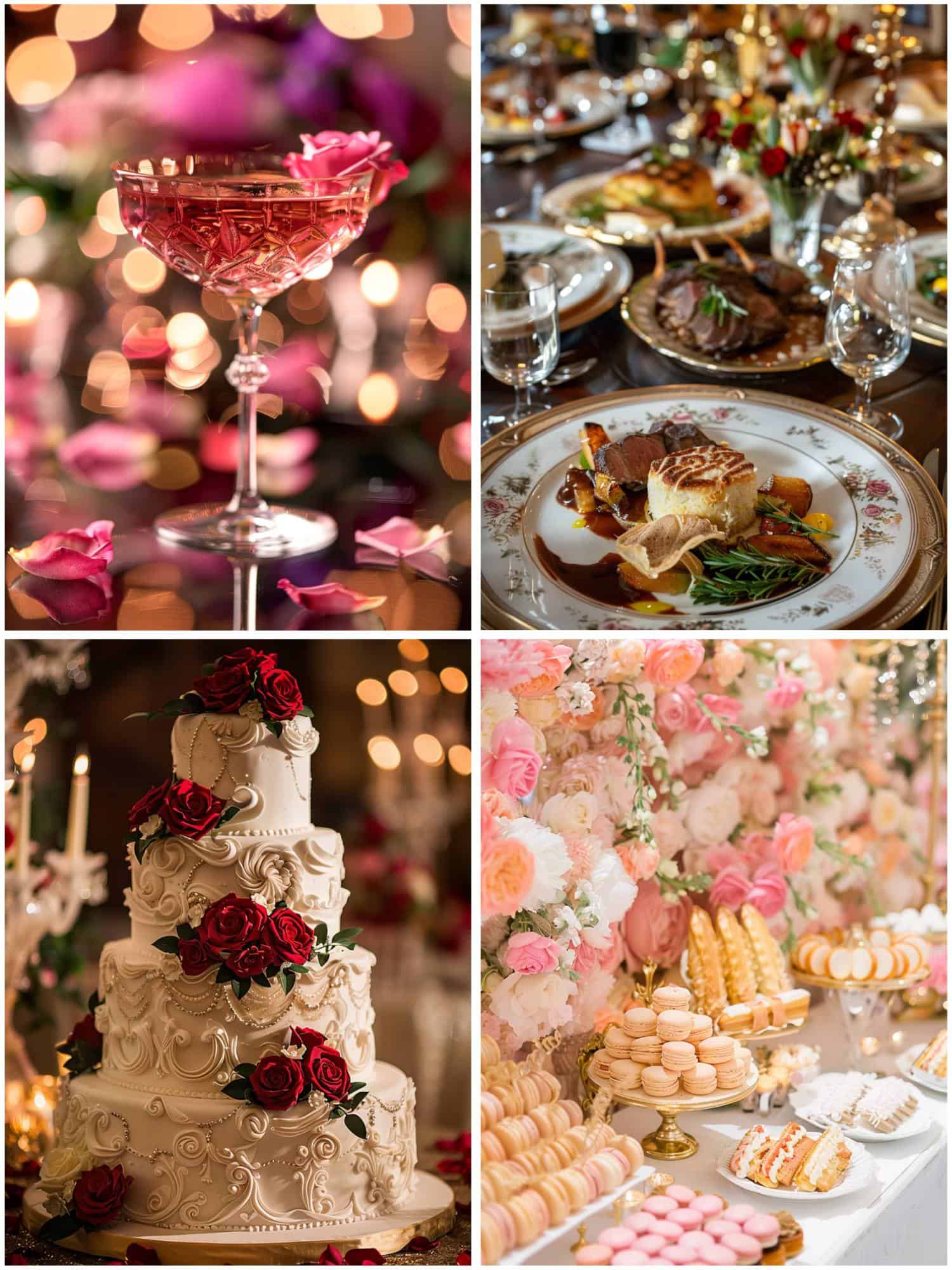 fairytale-inspired wedding menu