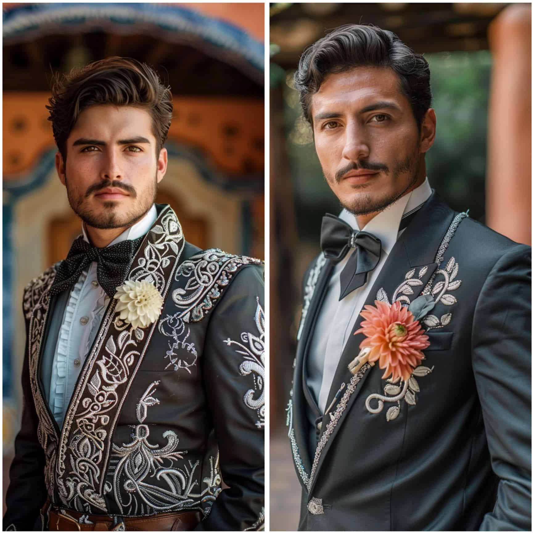 groom attire for mexican-themed wedding