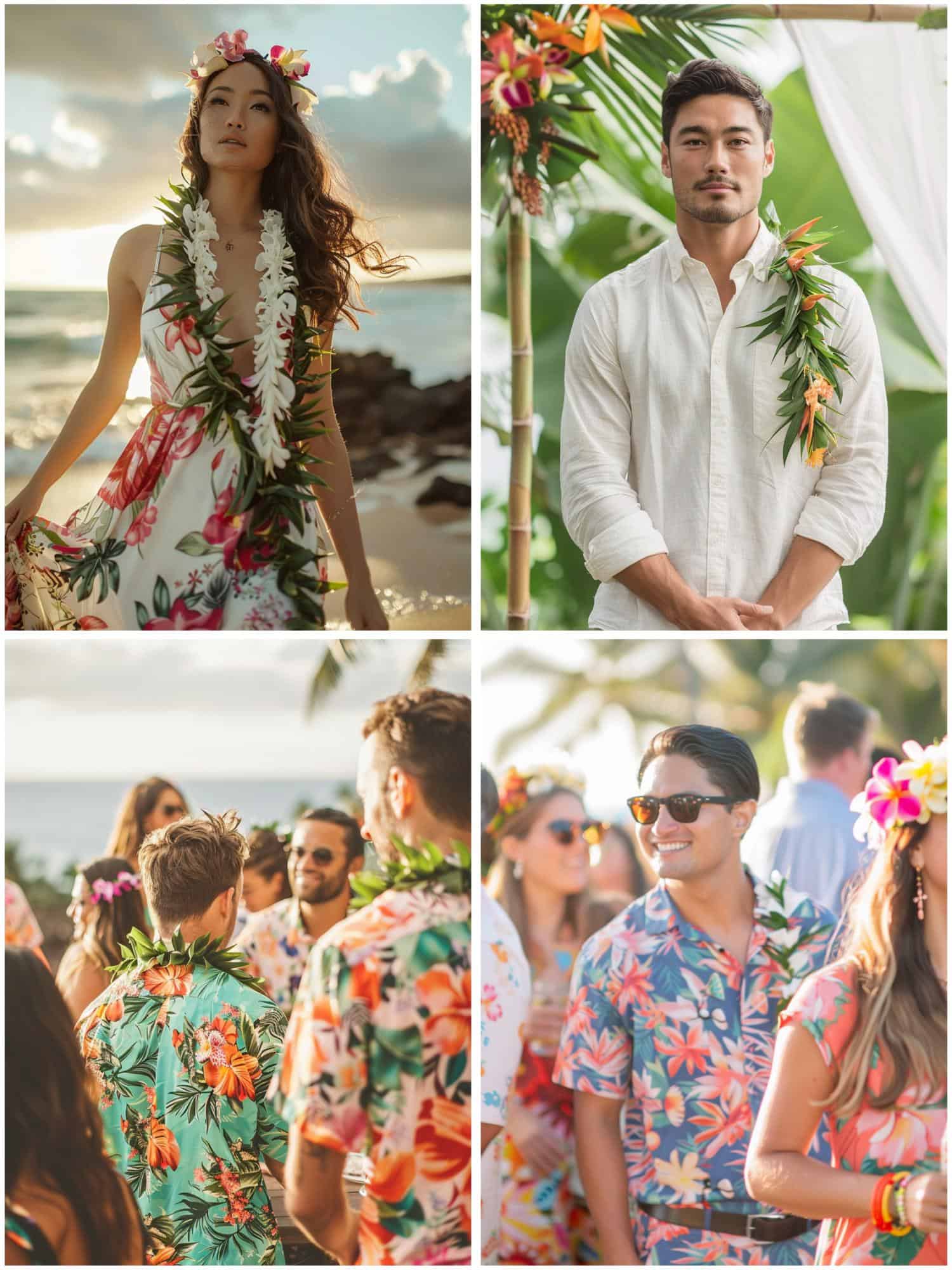 hawaiian wedding attire ideas