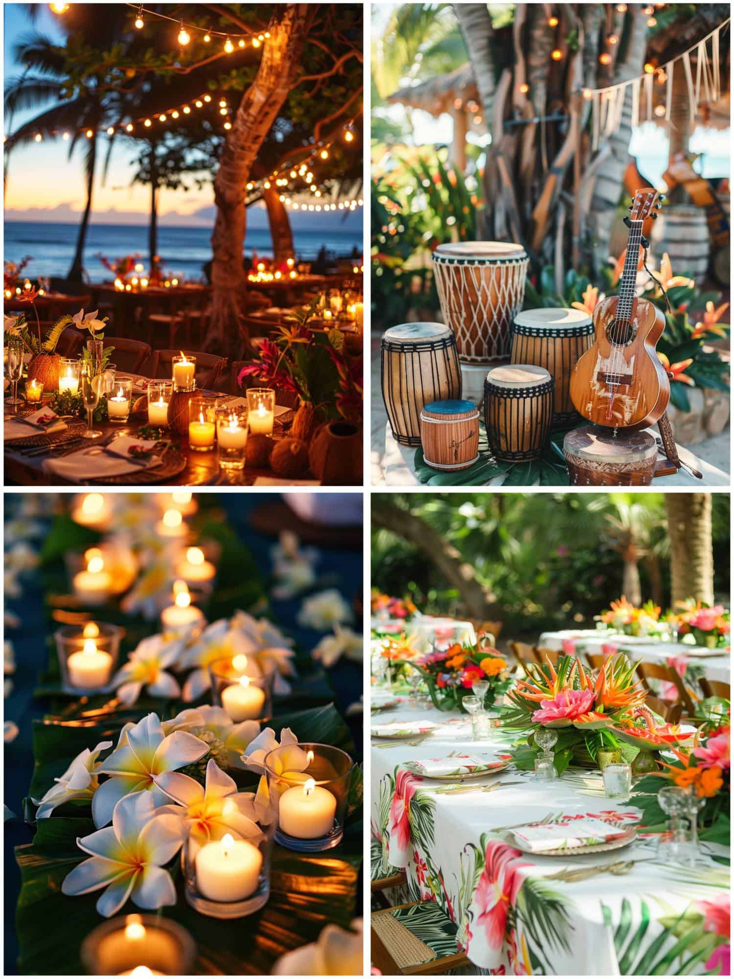 immersive hawaiian wedding theme ideas