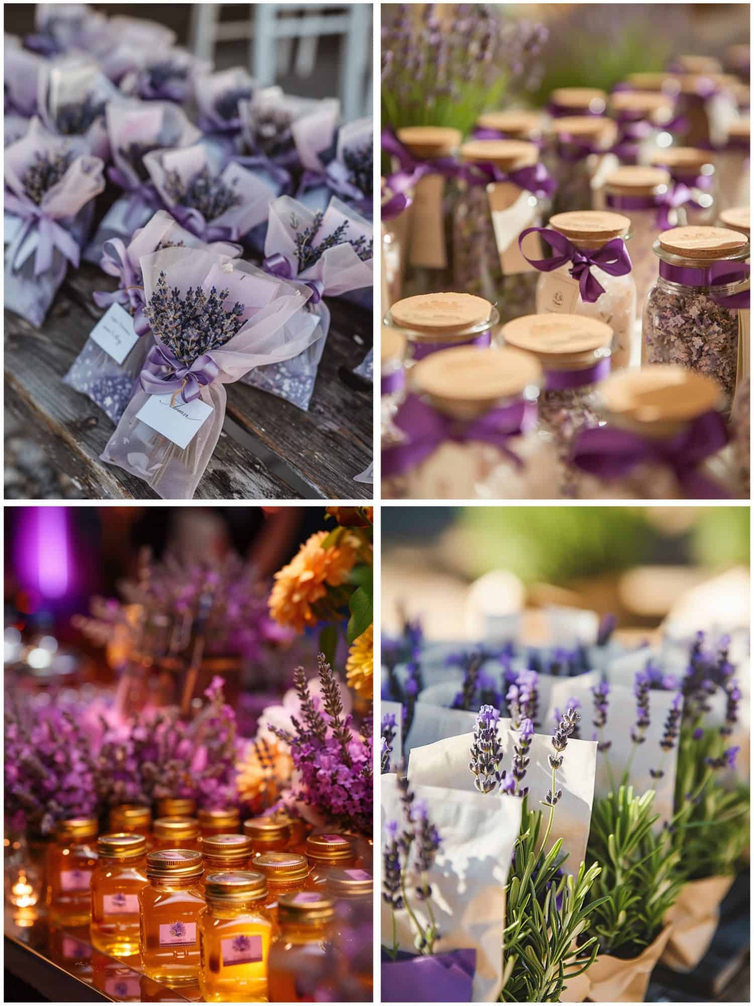 lavender-infused wedding favors