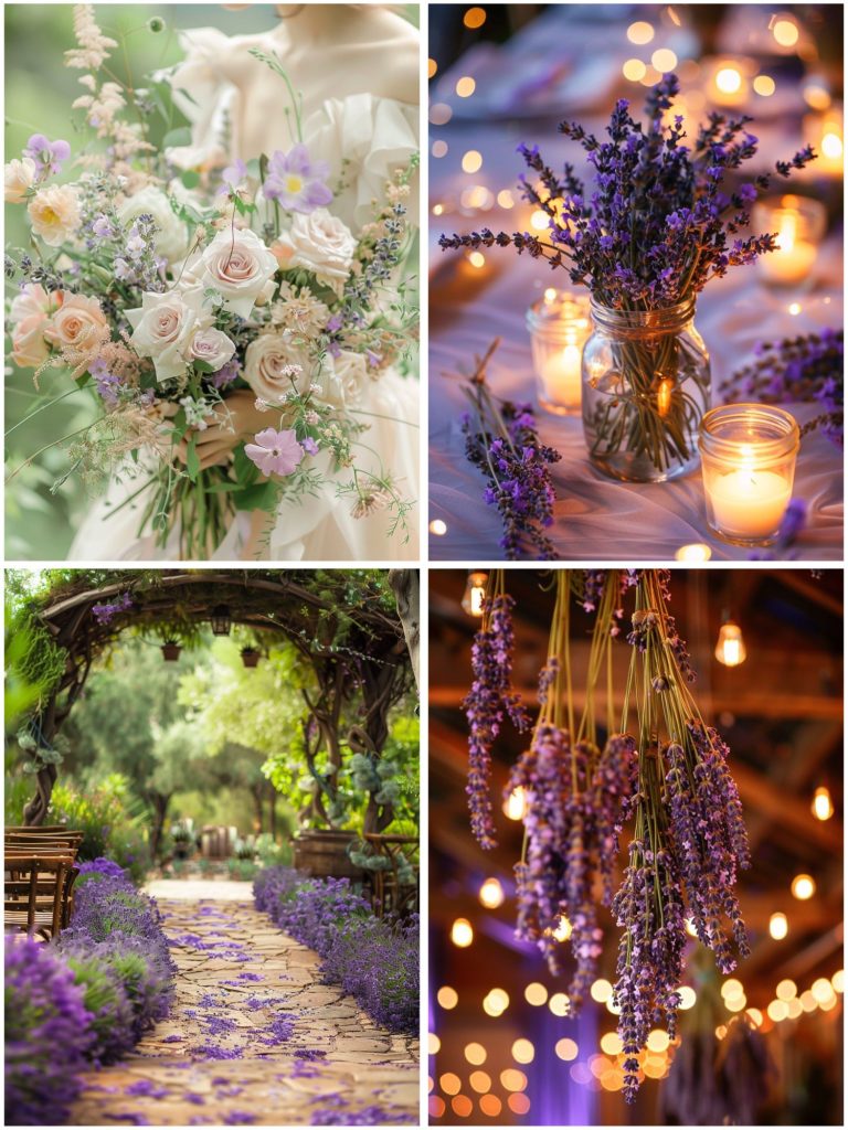 Delicate Lavender Wedding Theme Ideas for Elegance