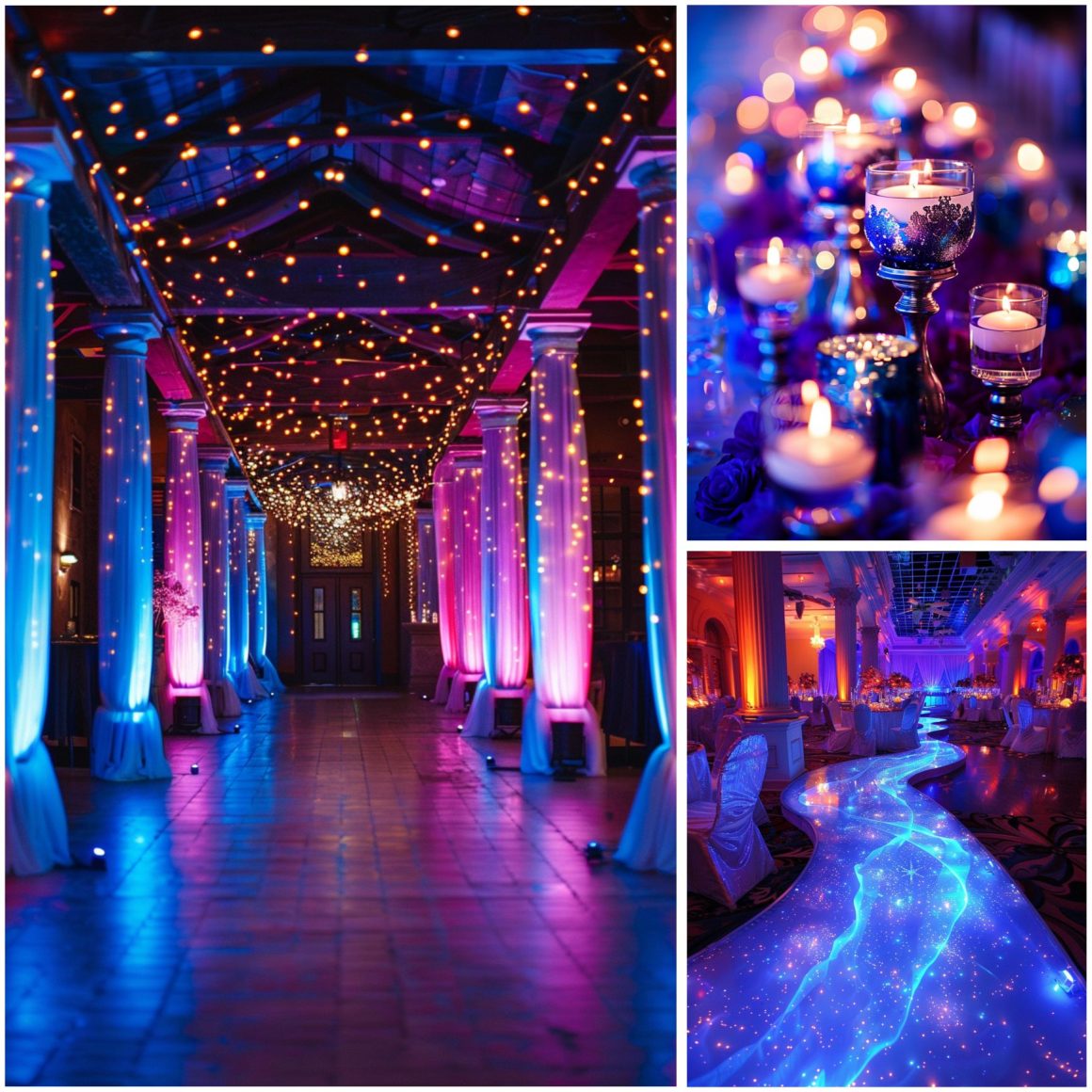 Dreamy Blue and Purple Wedding Theme Ideas
