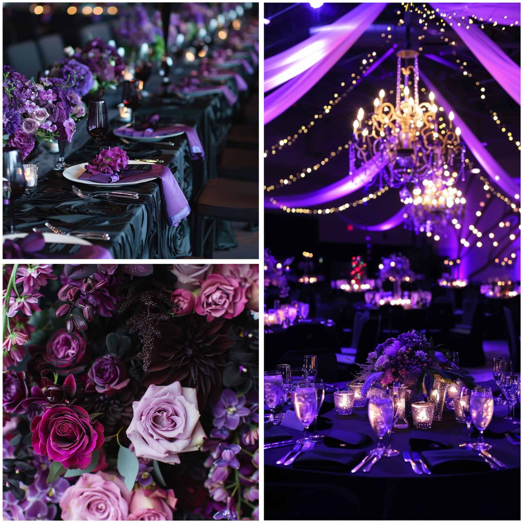 Purple Black And White Wedding Ideas Purple Black And White Wedding Ideas