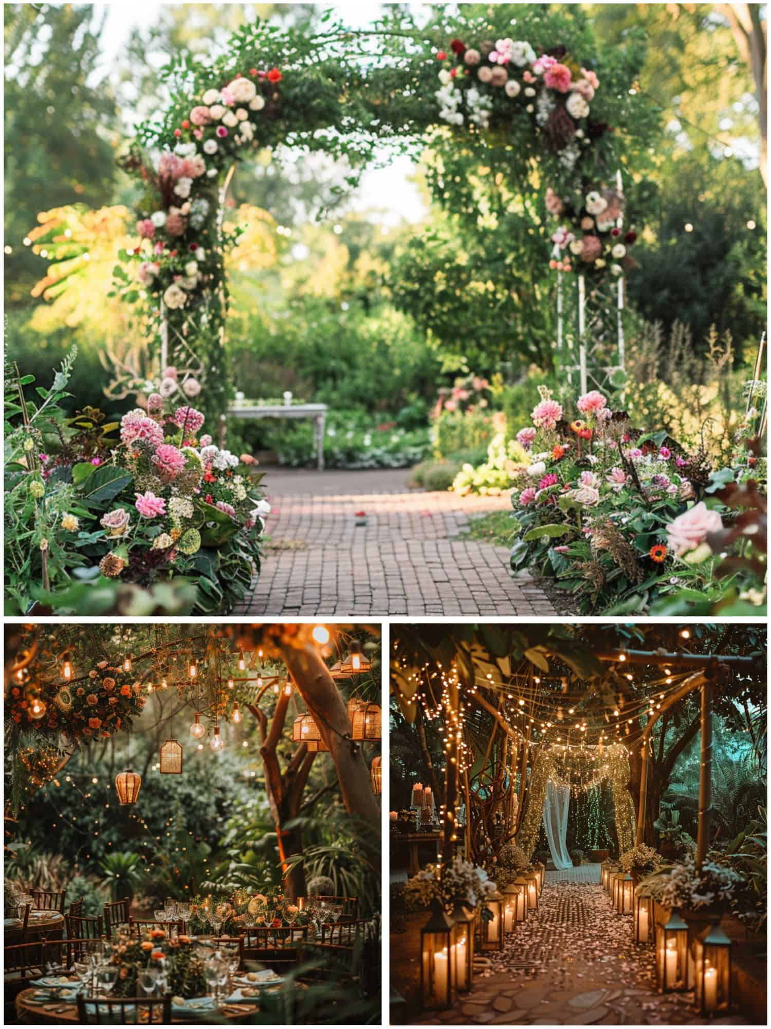romantic wedding theme ideas for garden delights