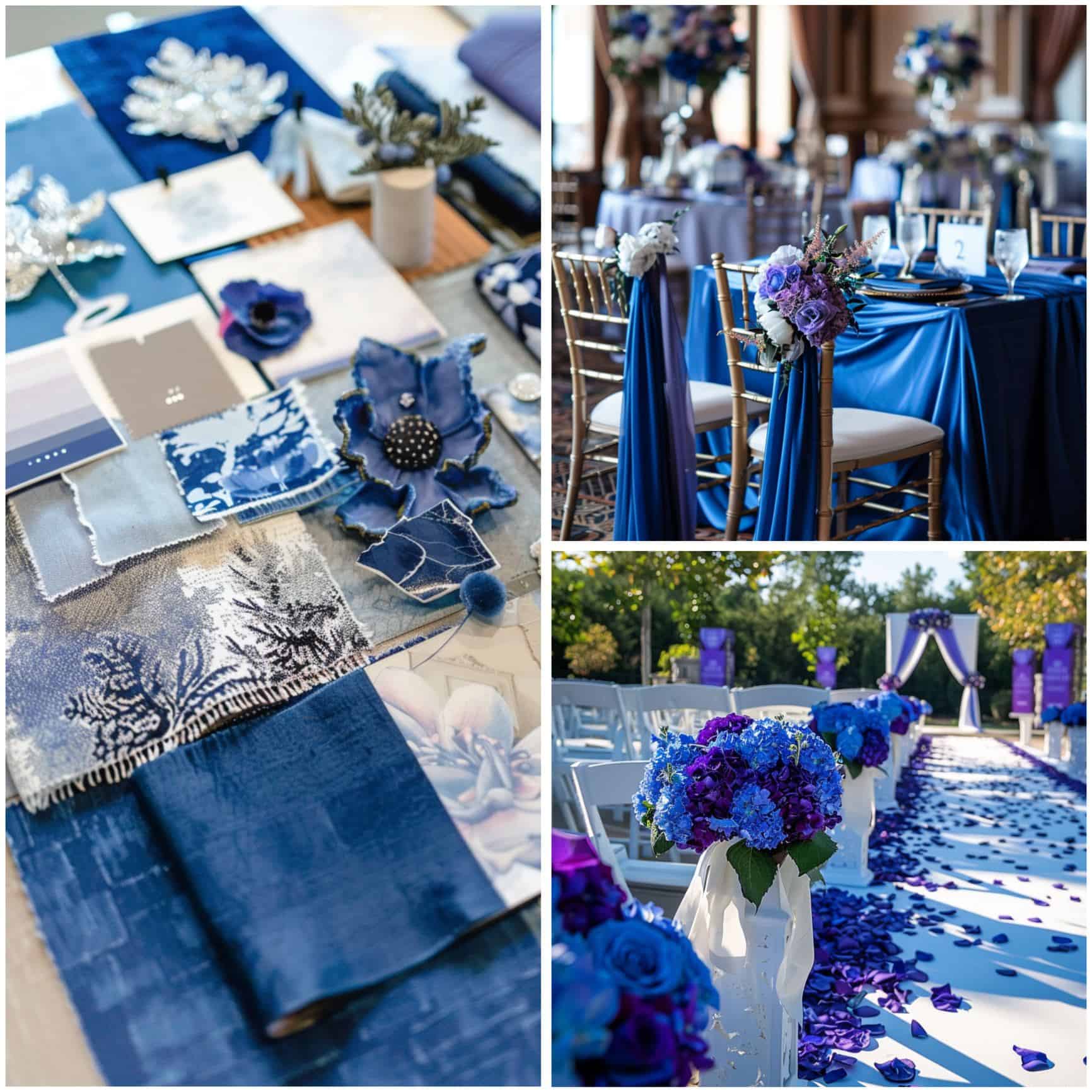 royal blue wedding theme ideas