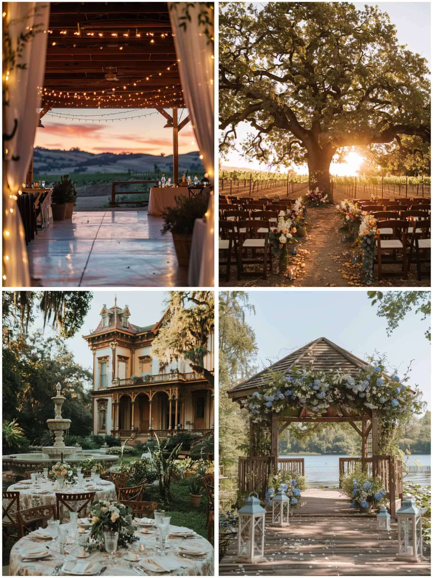rustic country wedding theme ideas for venue