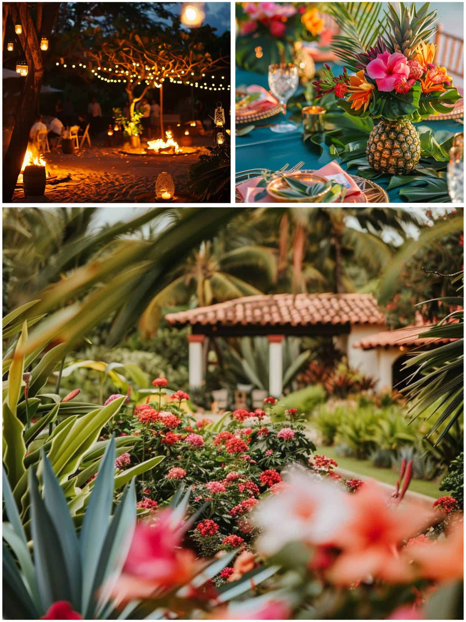 tropical garden wedding