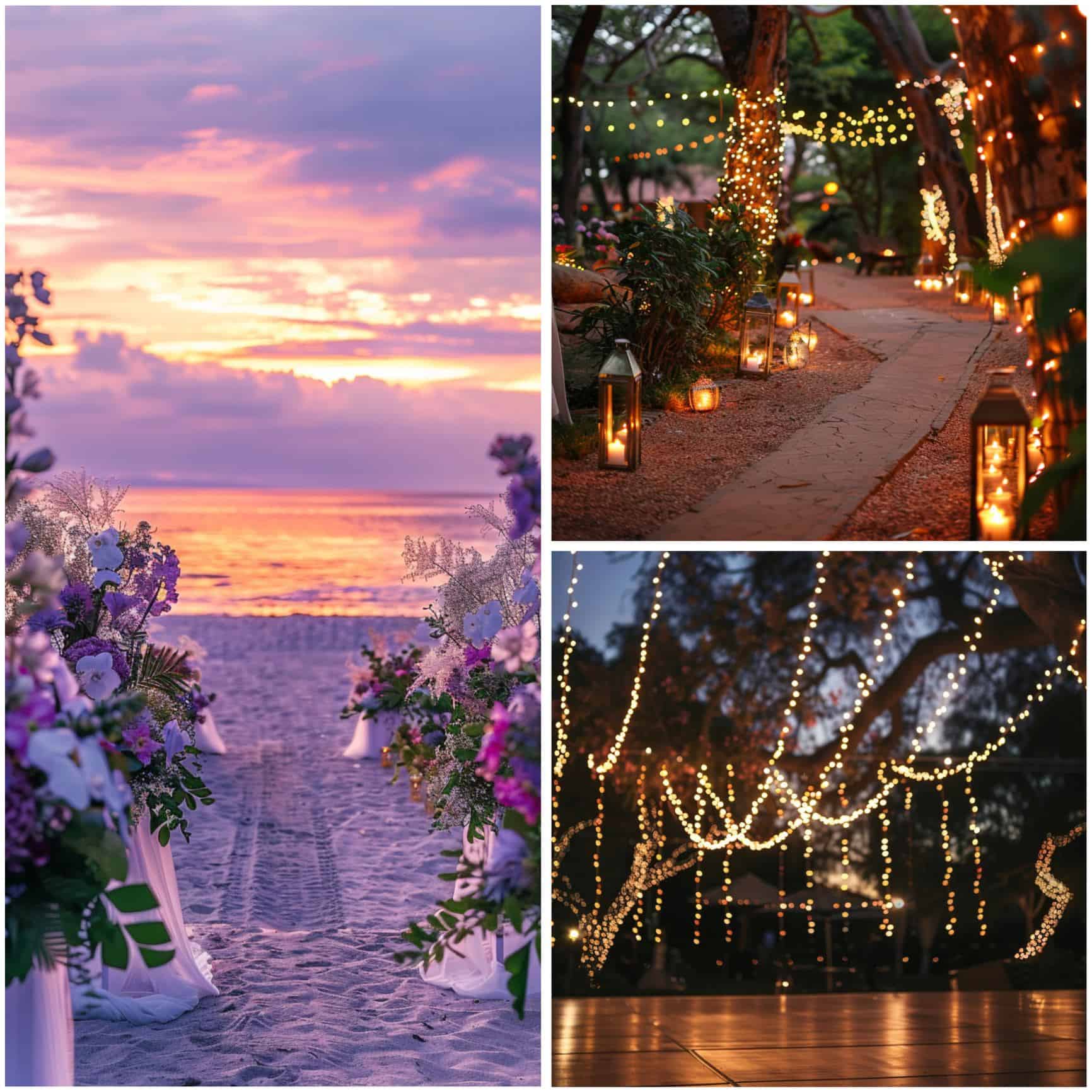 venue decor ideas for a twilight wedding