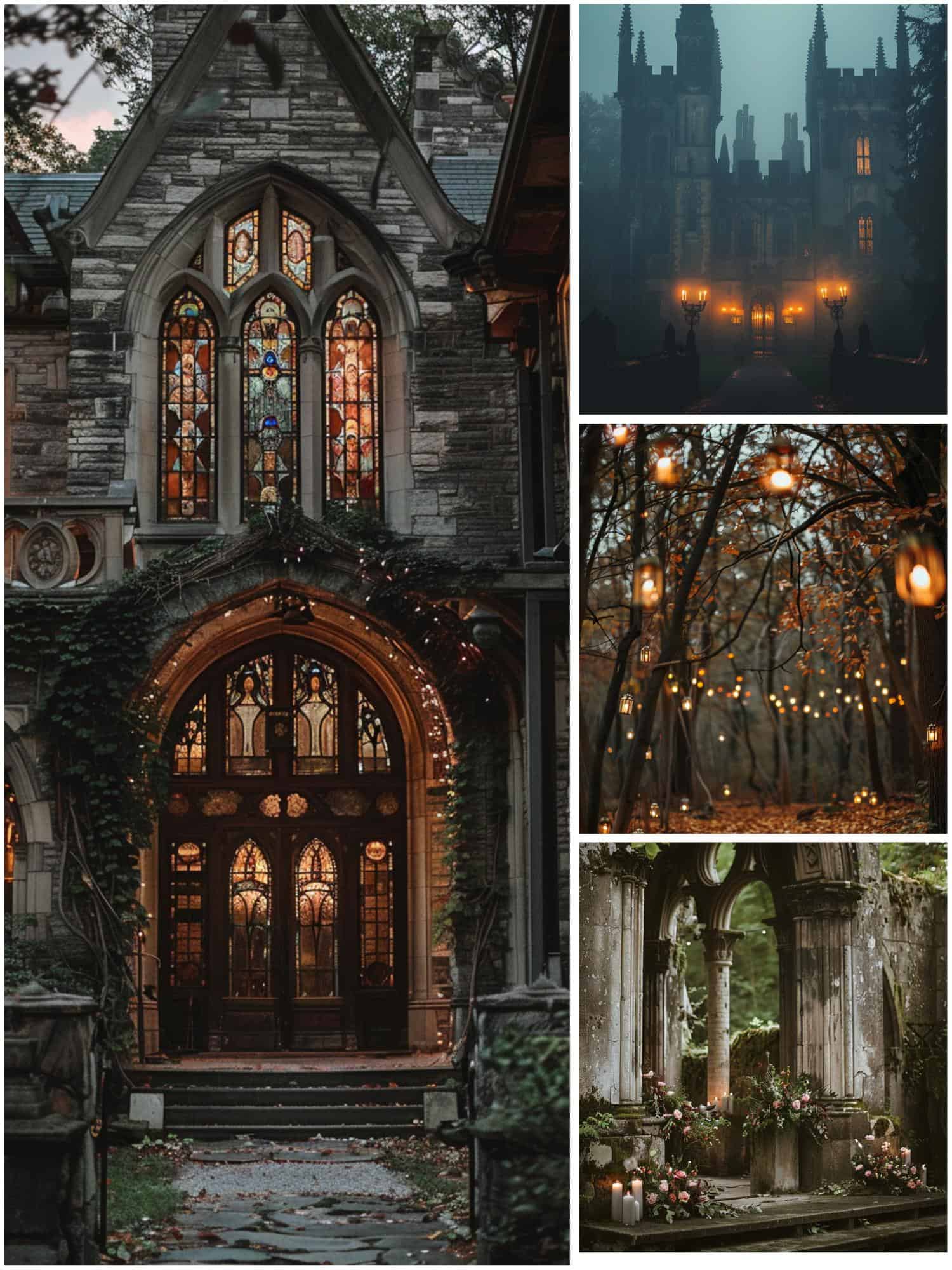 venue ideas for a gothic wedding