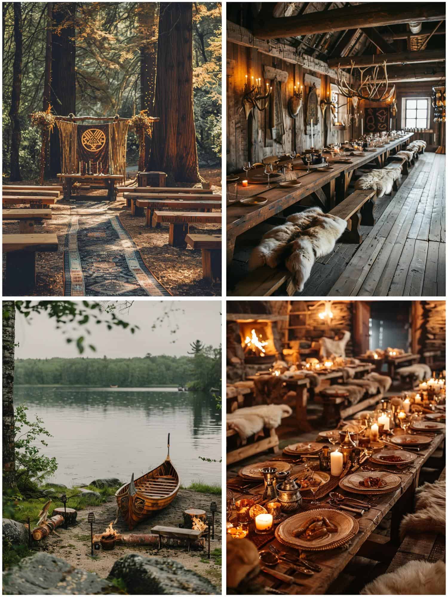 venue ideas for viking-themed wedding