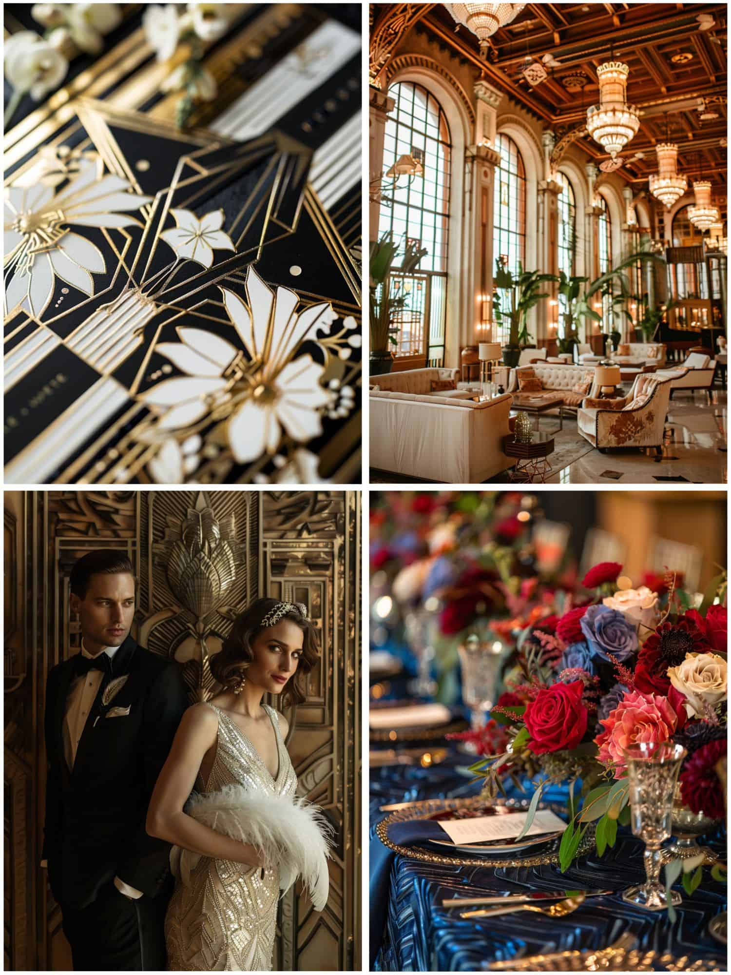 vintage wedding theme ideas for 1930s celebration