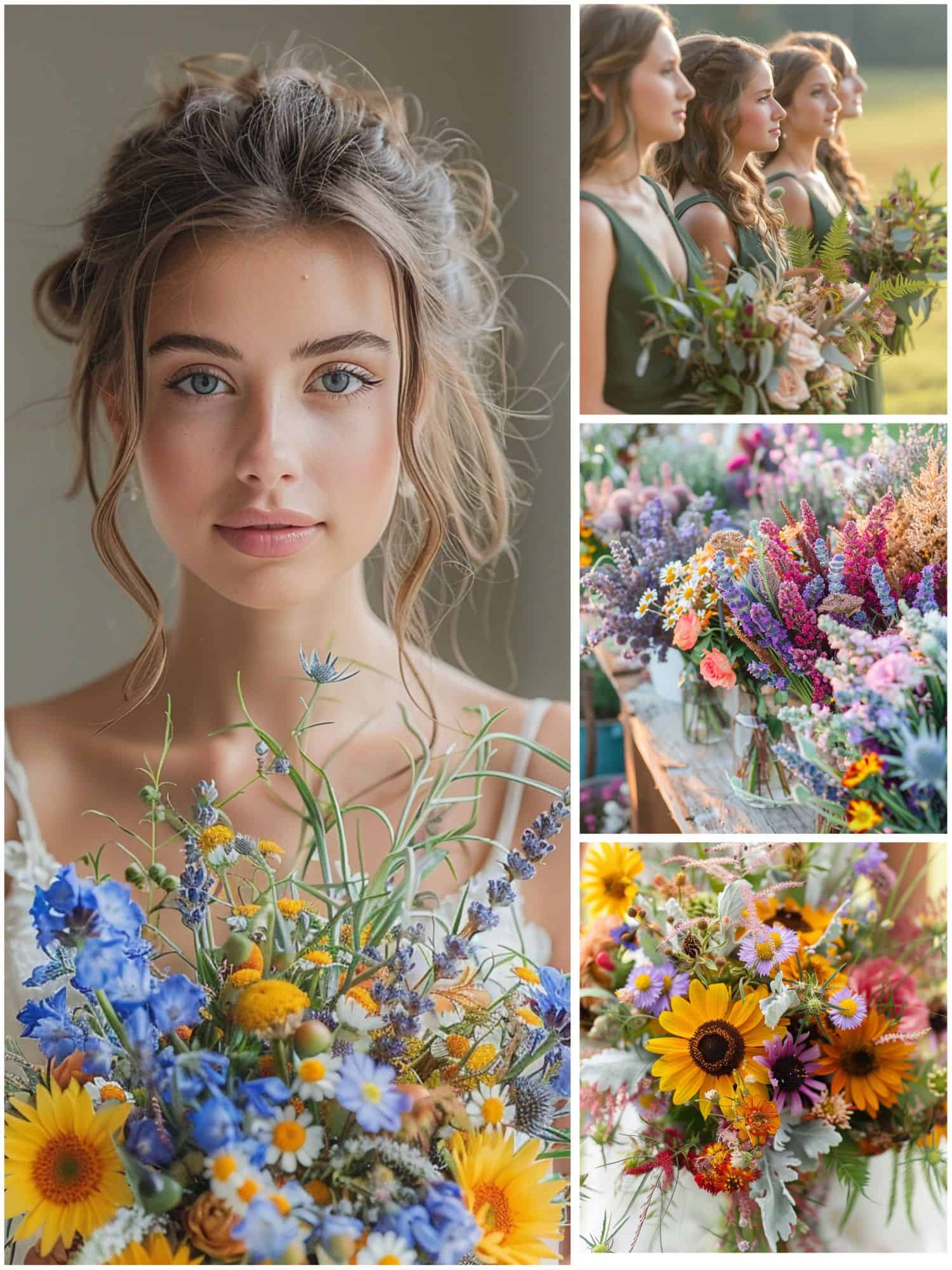 wildflower wedding theme ideas for bouquets