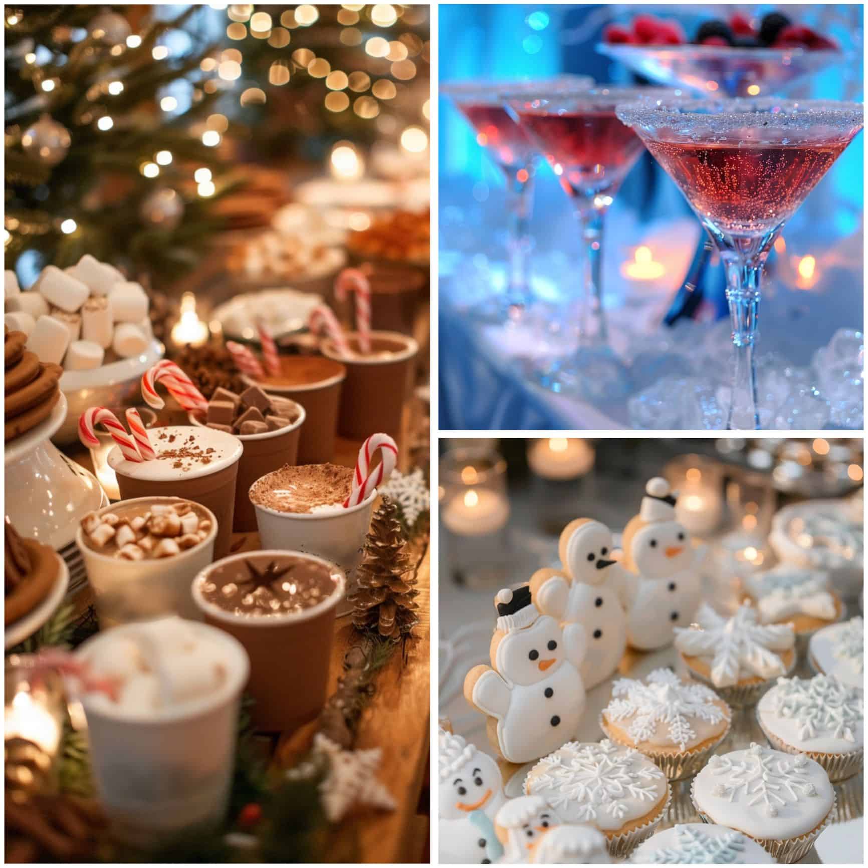 winter wonderland wedding theme ideas for treats