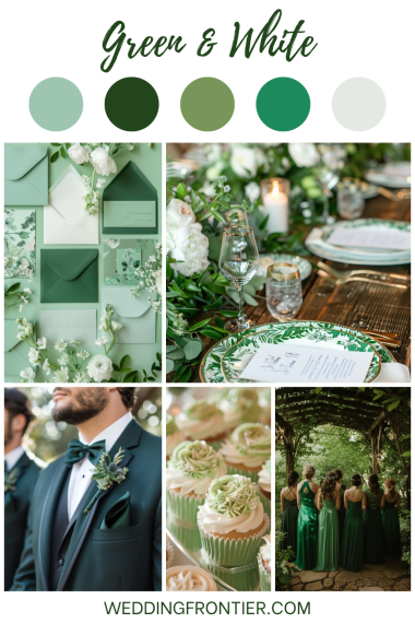 Green and White