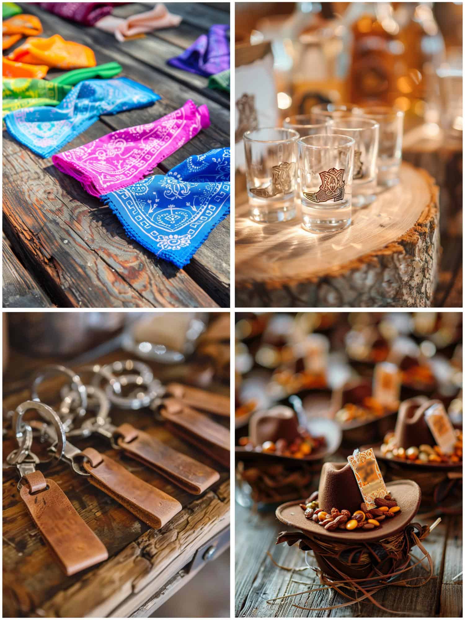 cowboy wedding theme ideas for favors