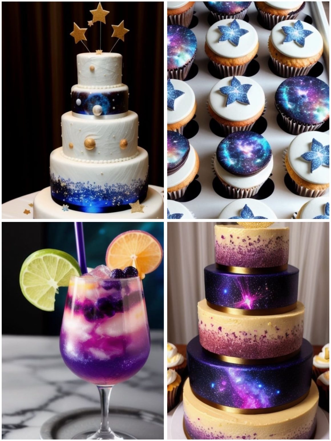 Cosmic Space Wedding Theme Ideas for Stardust