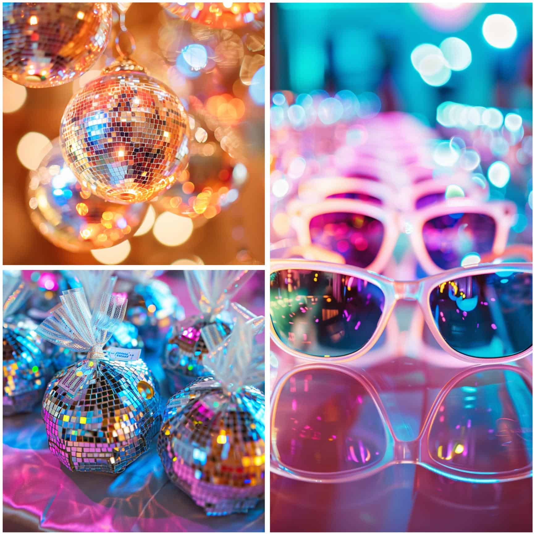 disco wedding theme ideas for favors