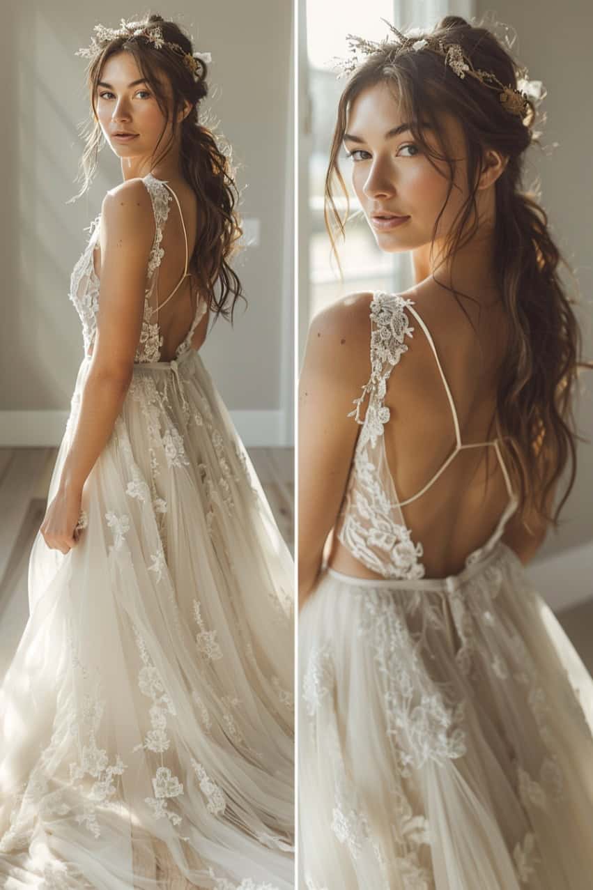 enchanted bridal attire