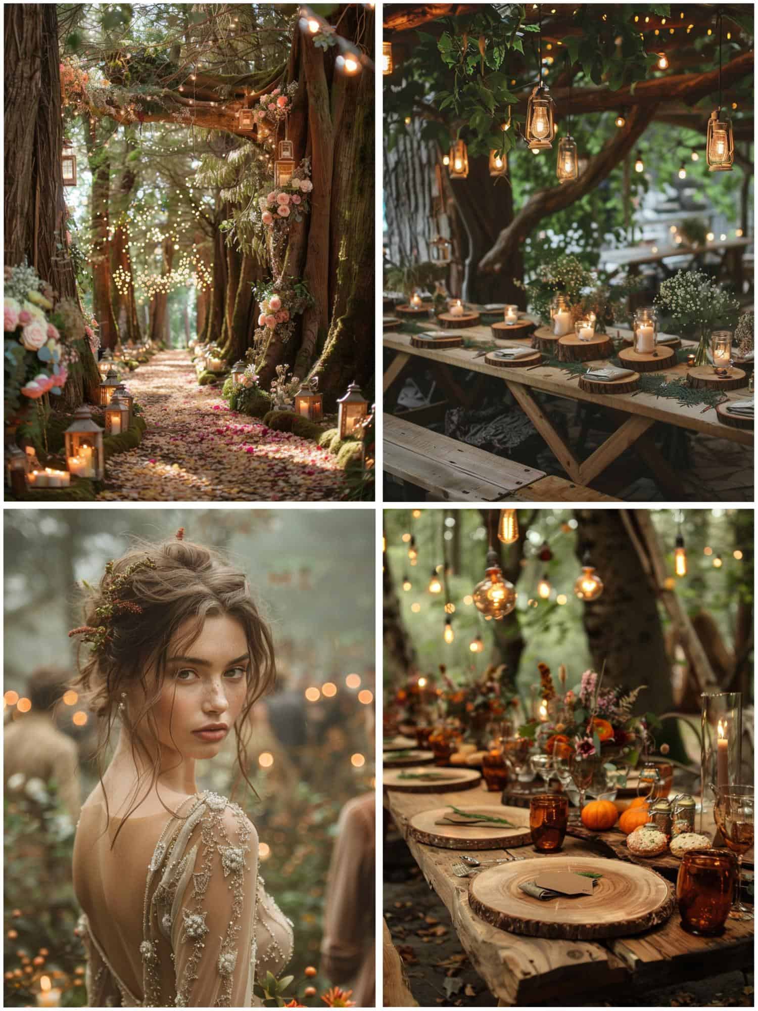 enchanted forest wedding theme ideas