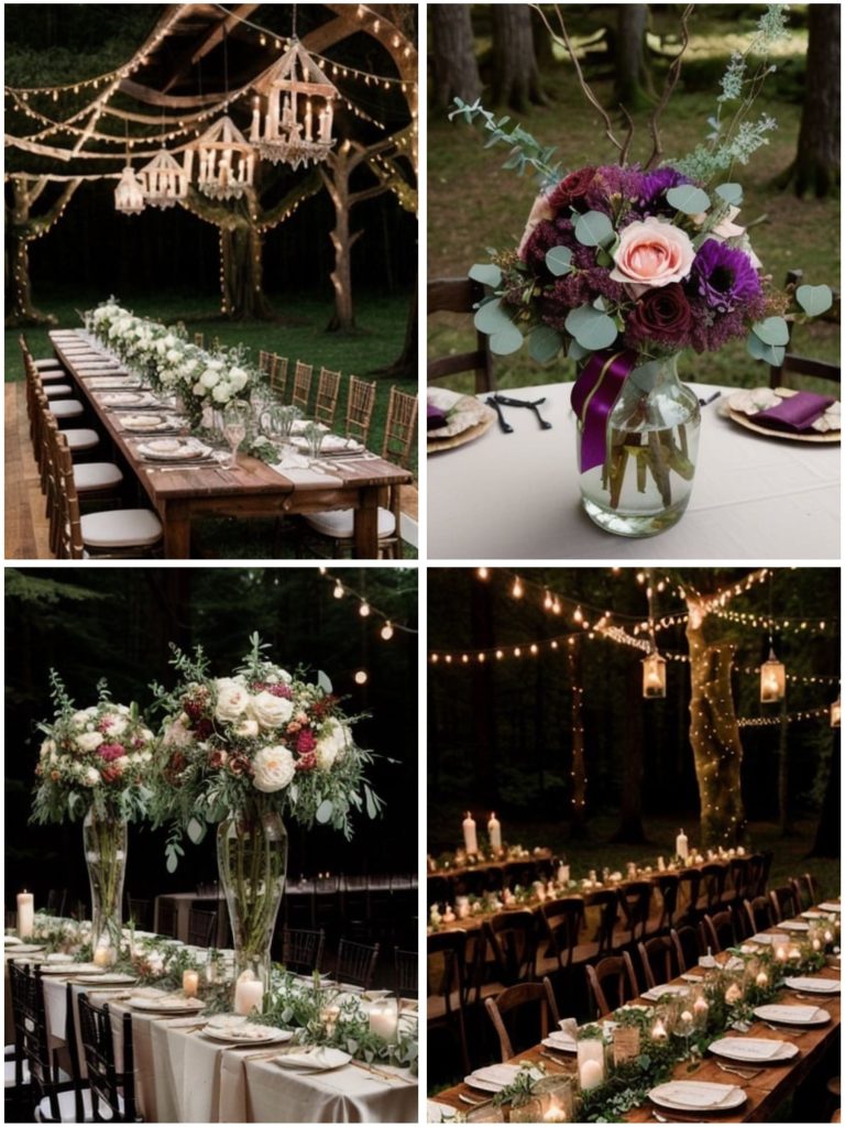 enchanted woodland wedding theme ideas for decor
