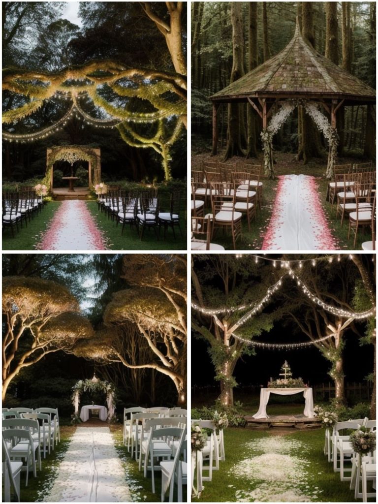 enchanted woodland wedding venue ideas