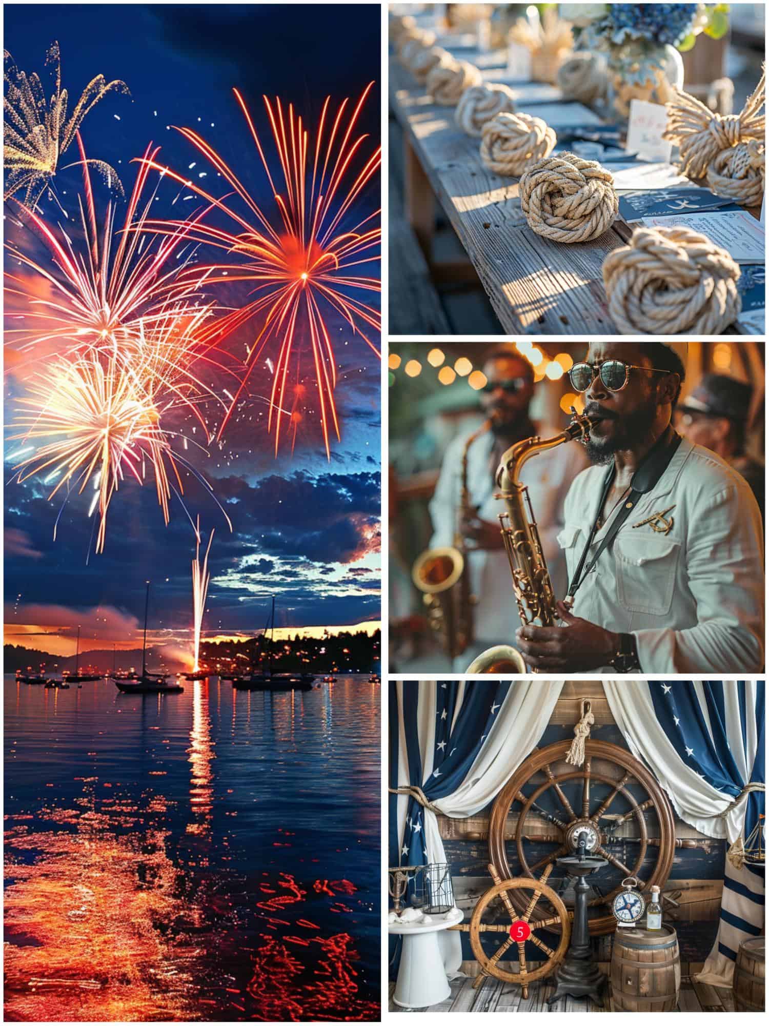 entertainment ideas for a nautical wedding theme