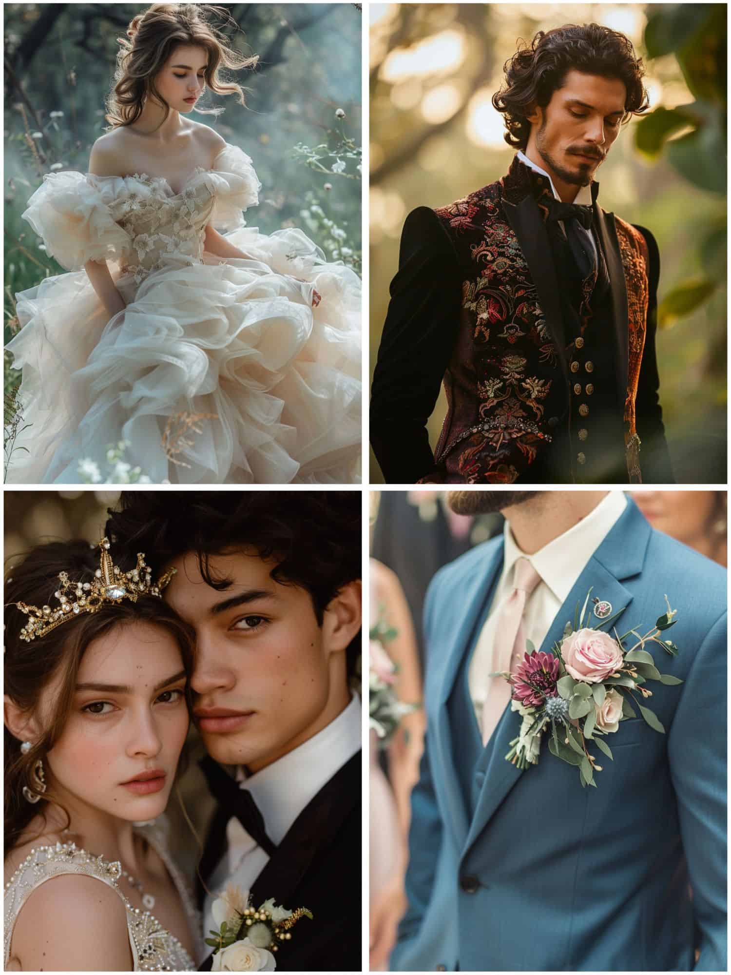fairy tale wedding theme ideas for attire