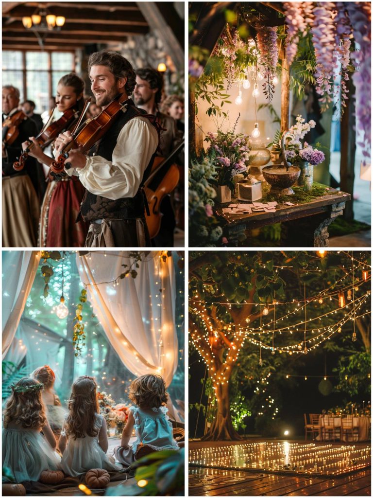 fairy tale wedding theme ideas for entertainment