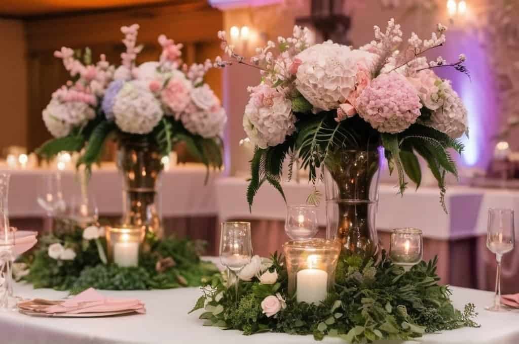 fairy-themed wedding reception decor
