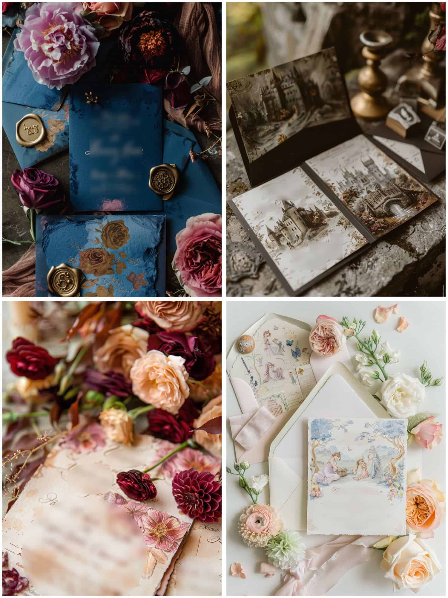 fairytale wedding theme ideas for invitations