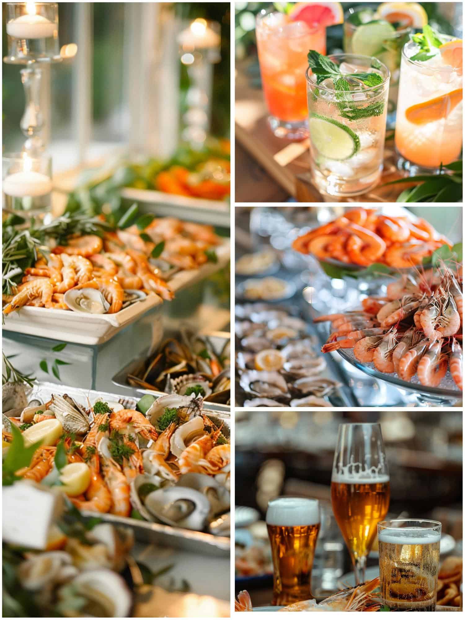 fishing wedding theme ideas for the menu