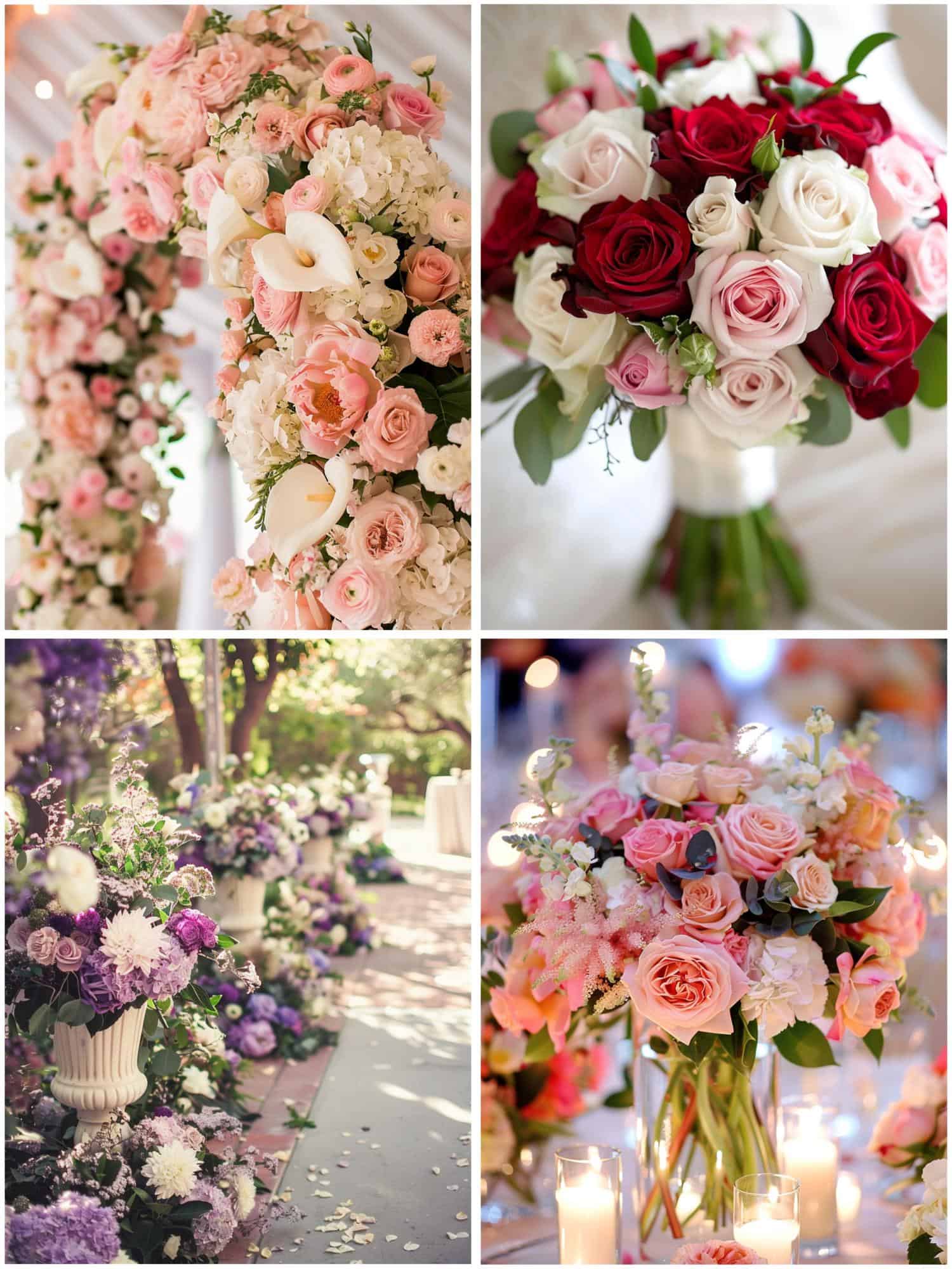 floral wedding theme ideas