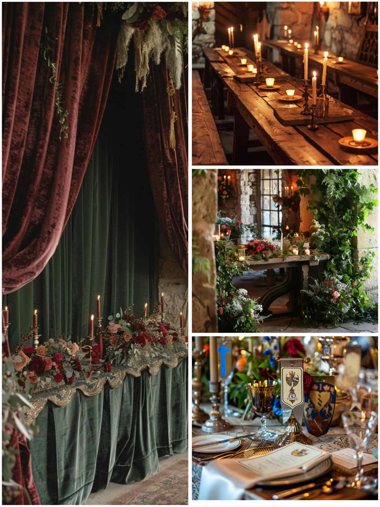 medieval wedding theme ideas for decor