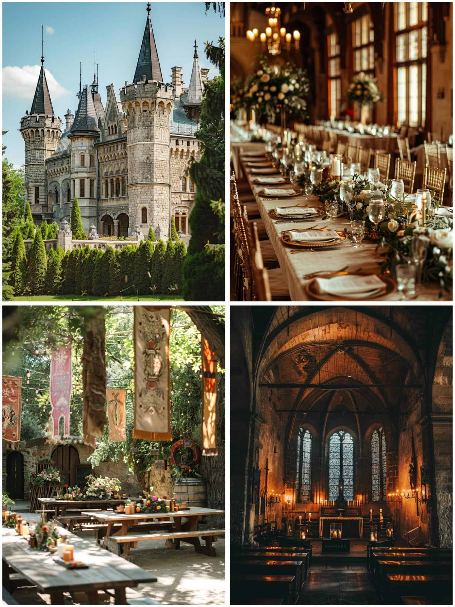 medieval wedding theme ideas for venue