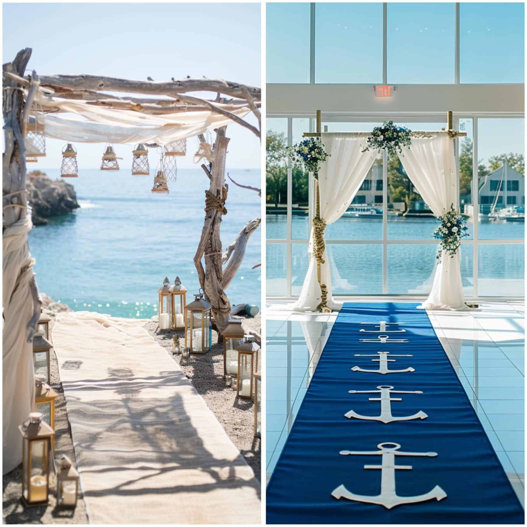 nautical wedding ceremony ideas