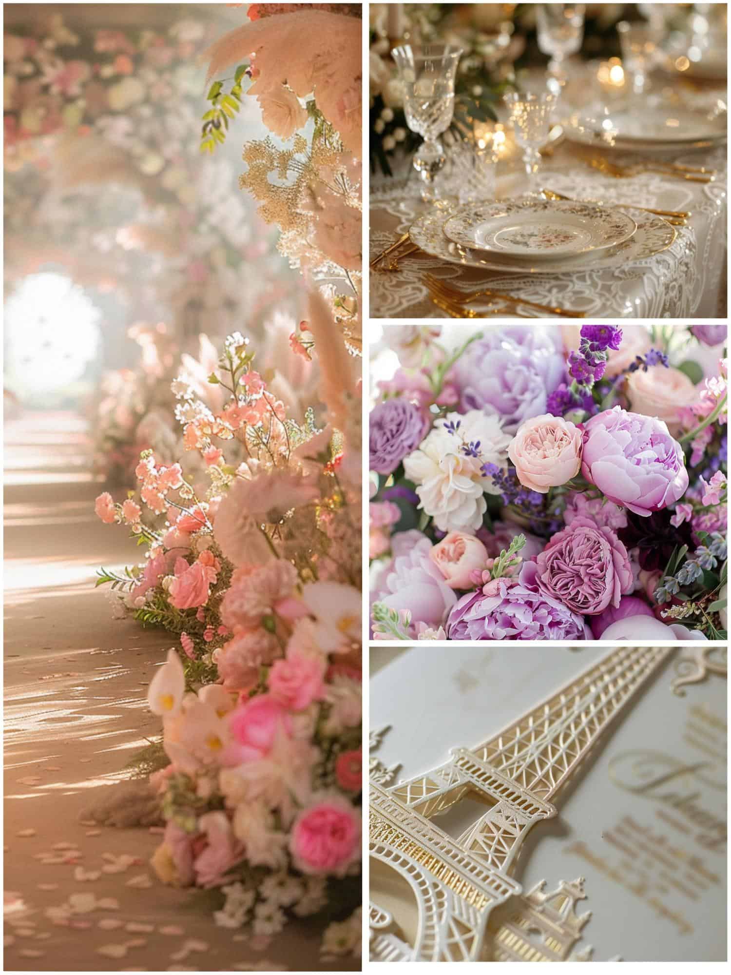 paris-inspired wedding theme ideas