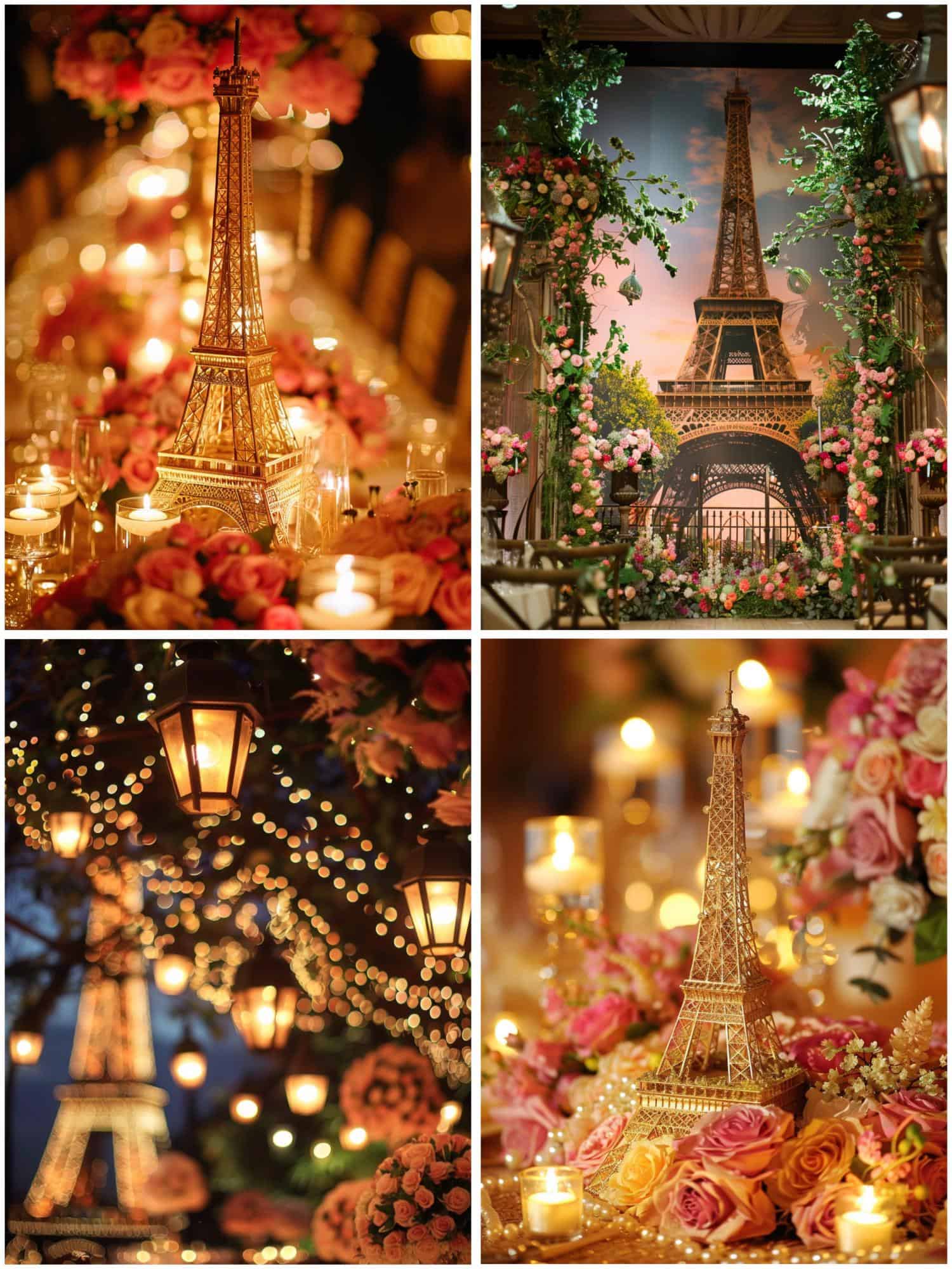 paris wedding theme ideas for venue decor