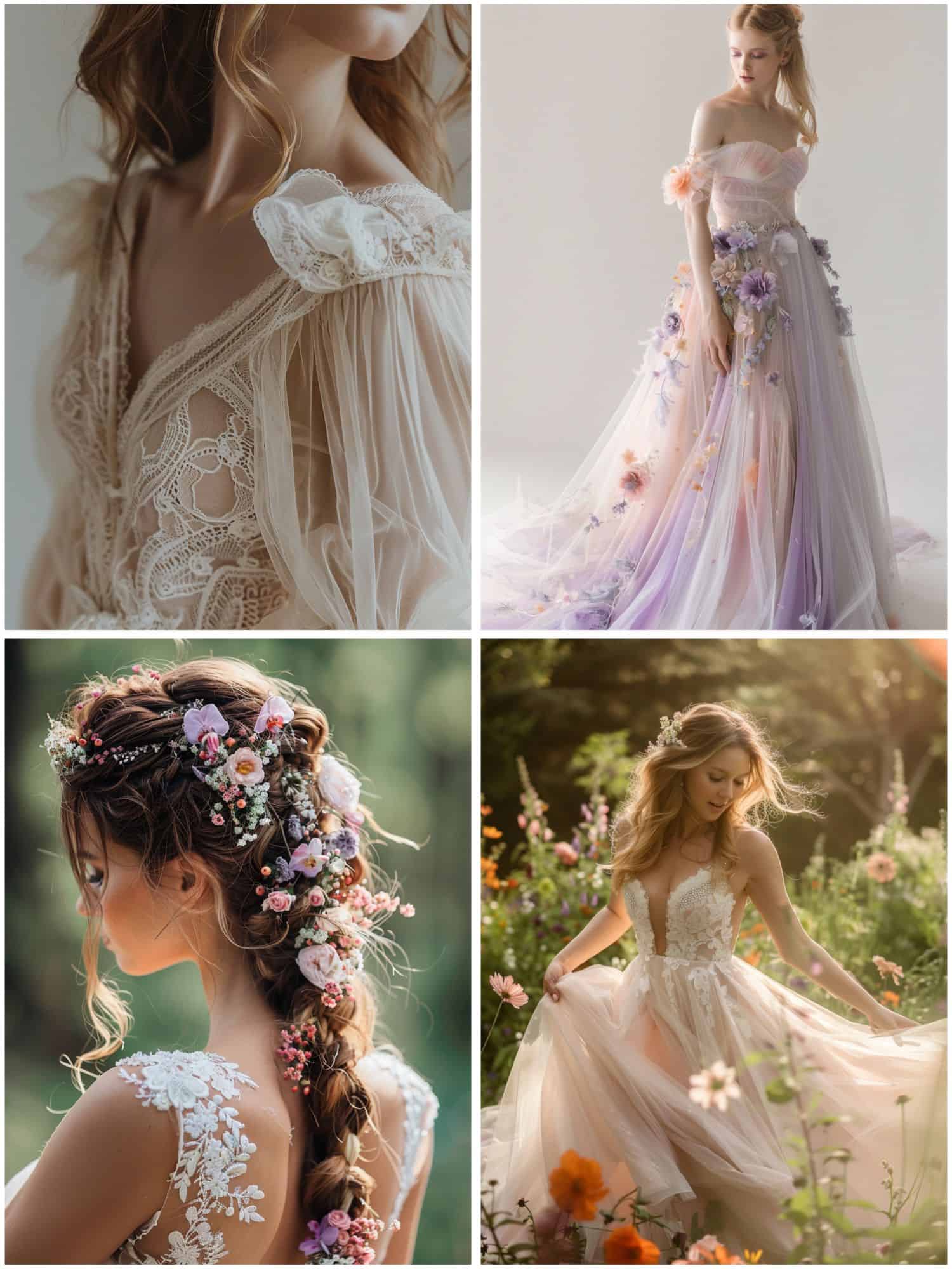rapunzel wedding theme ideas for bridal attire
