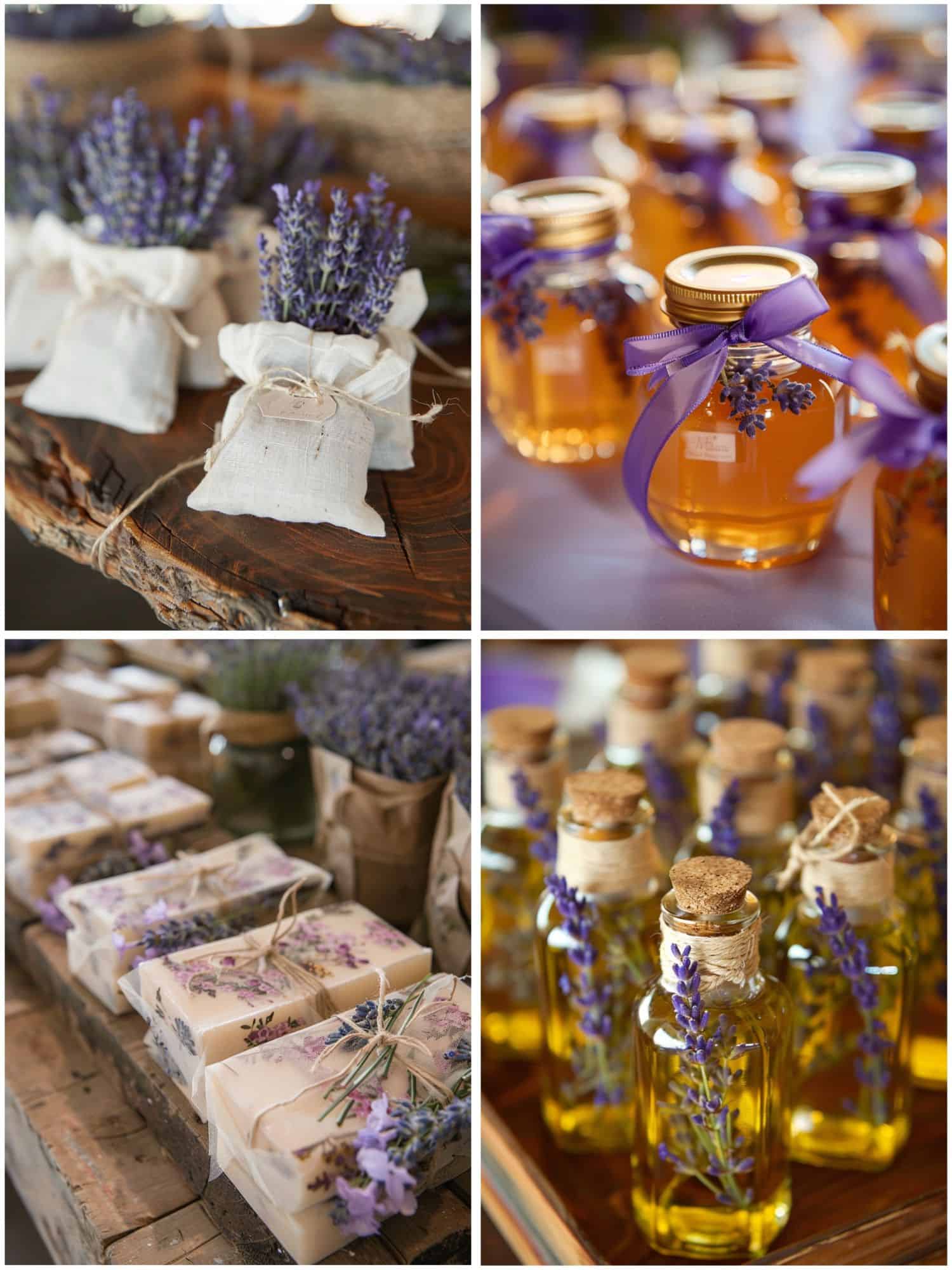 rustic lavender wedding theme ideas for wedding favors