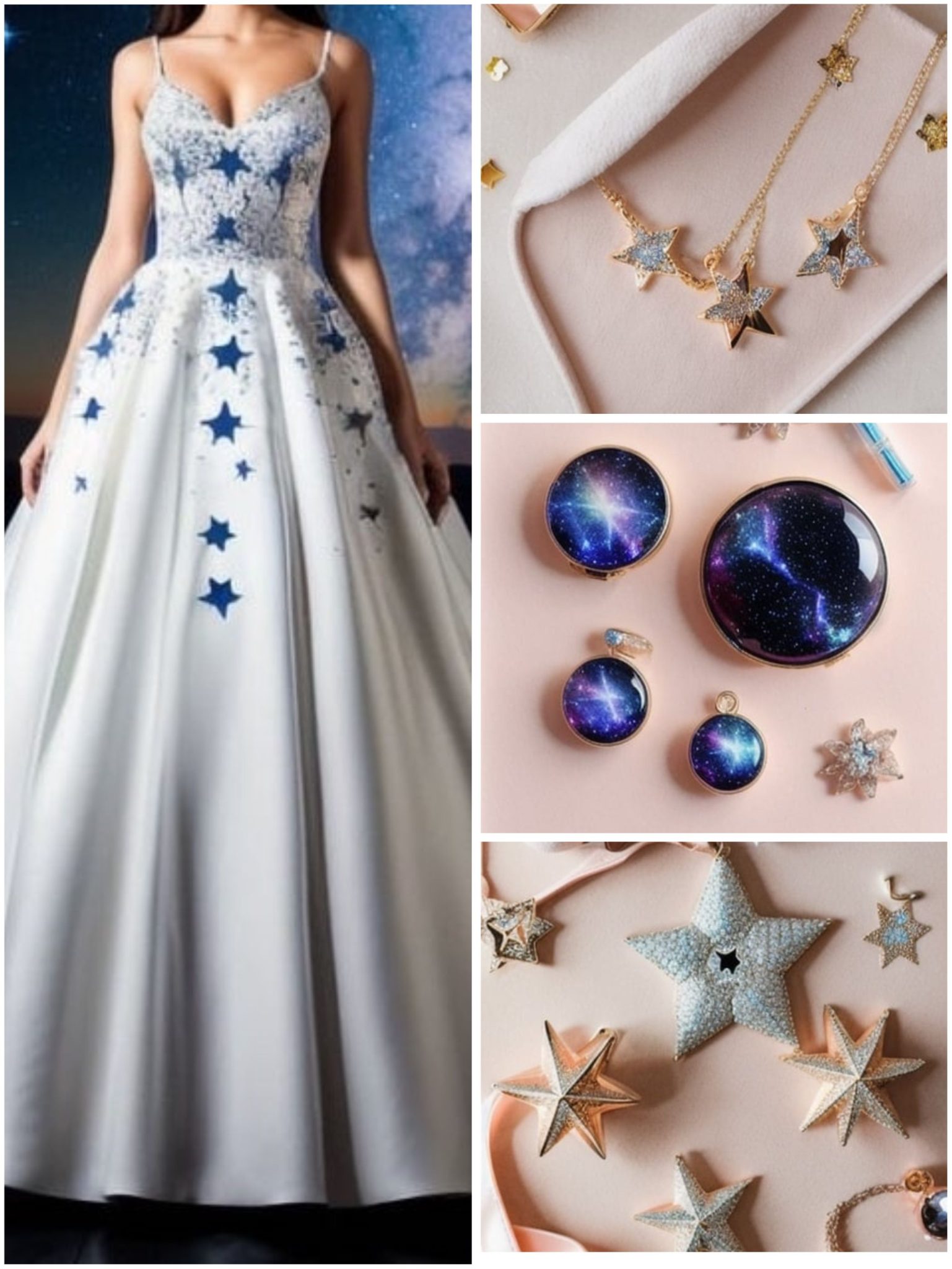 Cosmic Space Wedding Theme Ideas for Stardust