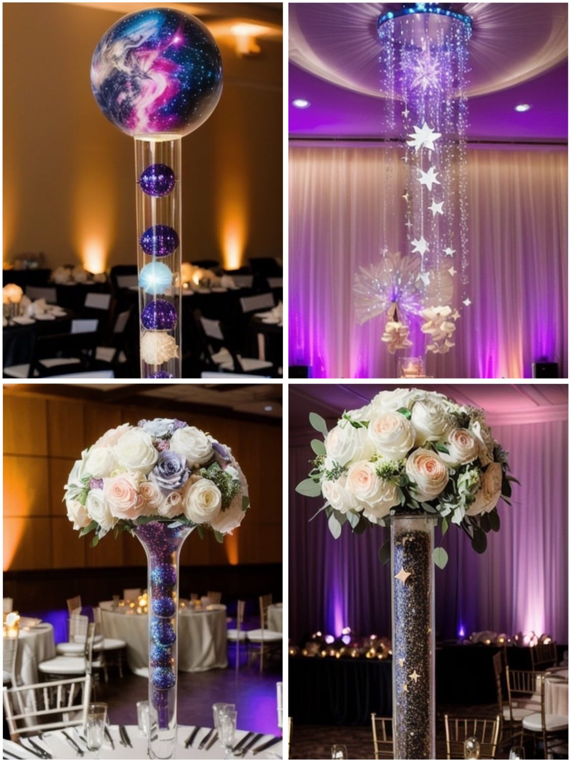 Cosmic Space Wedding Theme Ideas for Stardust