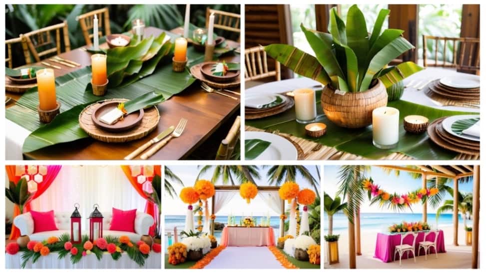 tropical wedding theme ideas for decorations