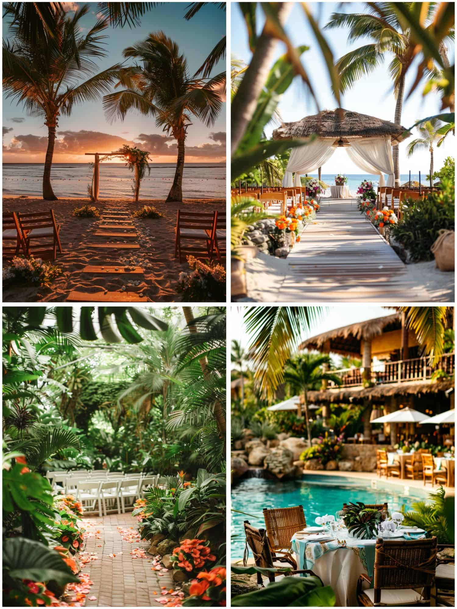 tropical wedding venue ideas