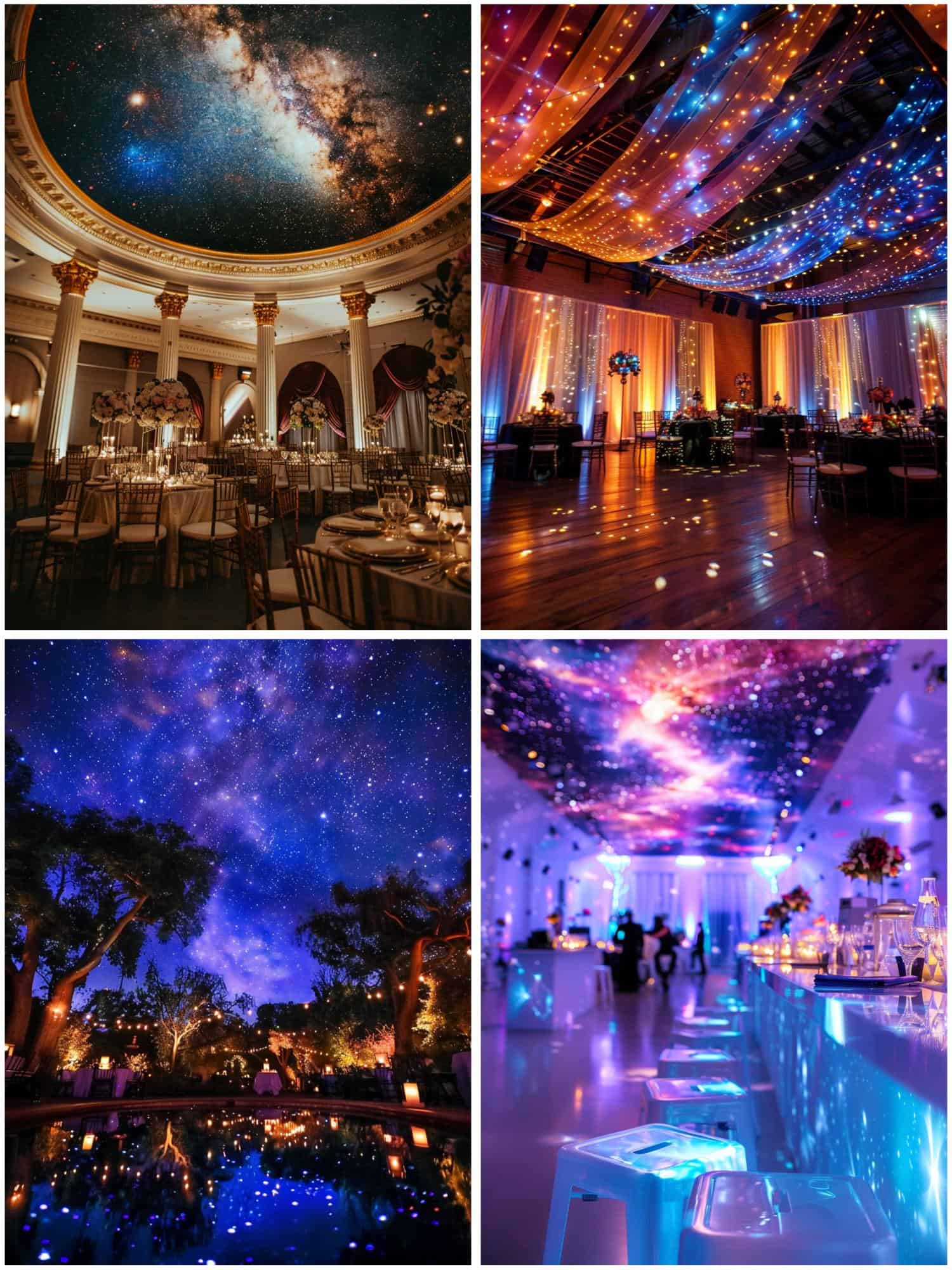 venue ideas for a galaxy-themed wedding