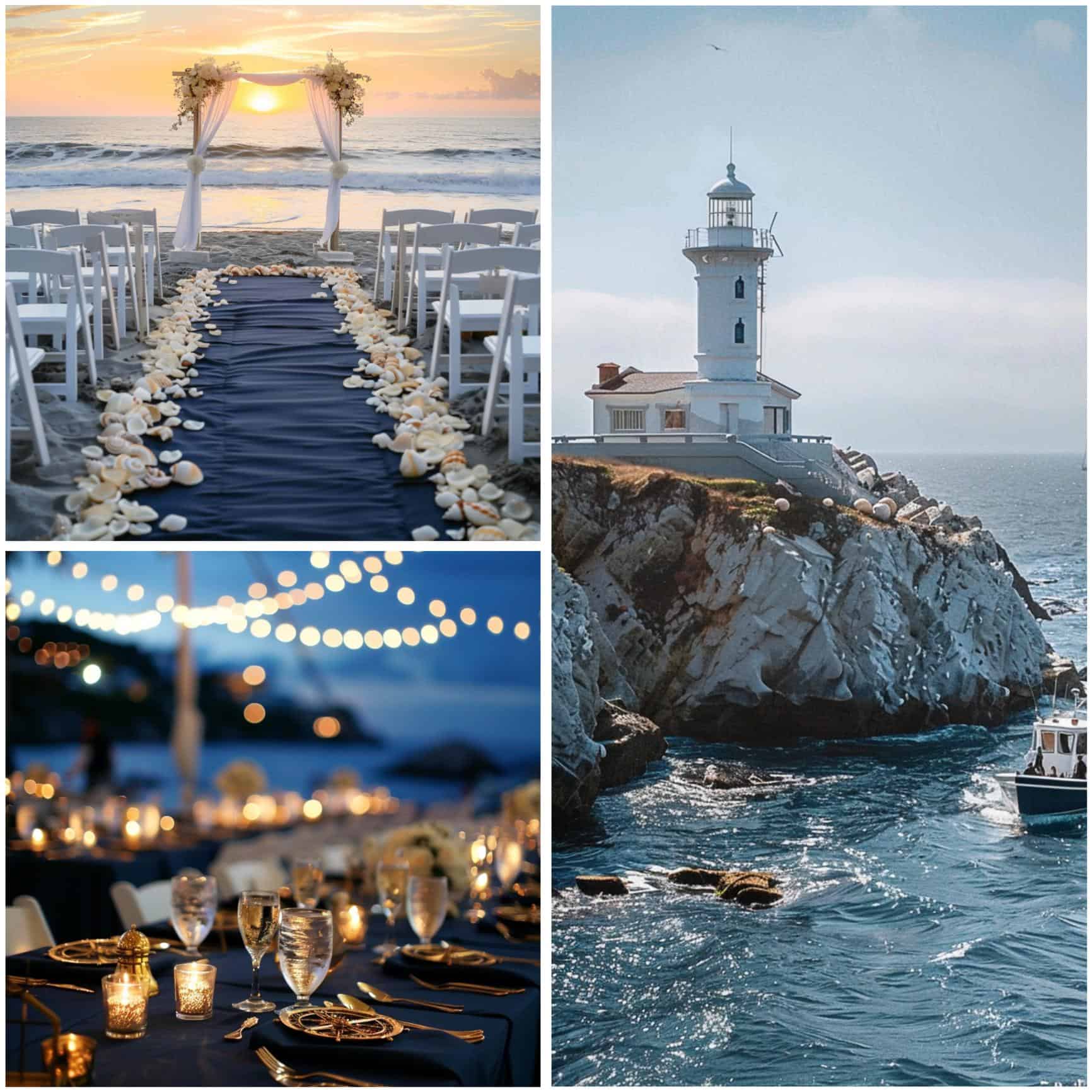 venue ideas for nautical wedding theme